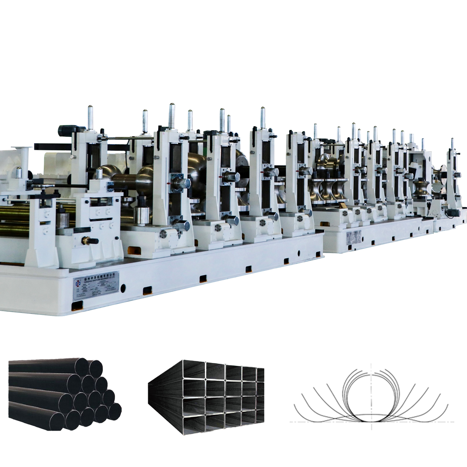 Garis pabrik tabung HG325 dengan berbagi Roller